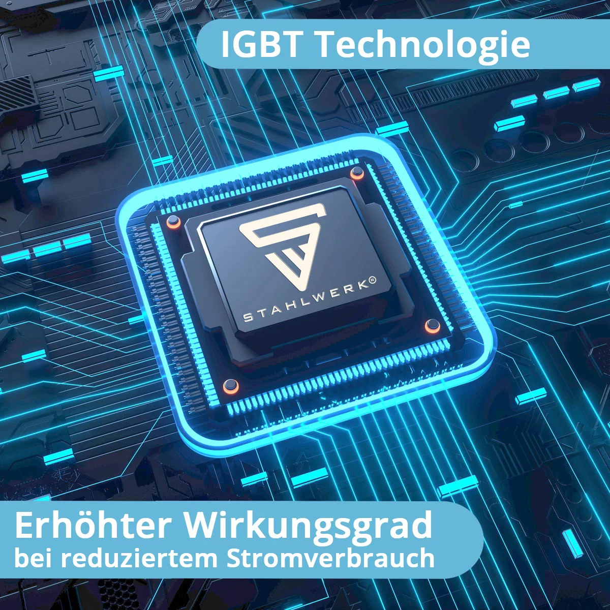 STAHLWERK ARC 200 Synergic Pro Elektroden-Schweißgerät, vollsynergischer MMA | E-Hand | Lift-TIG Inverter mit 200 Ampere und IGBT Technologie - Image 9