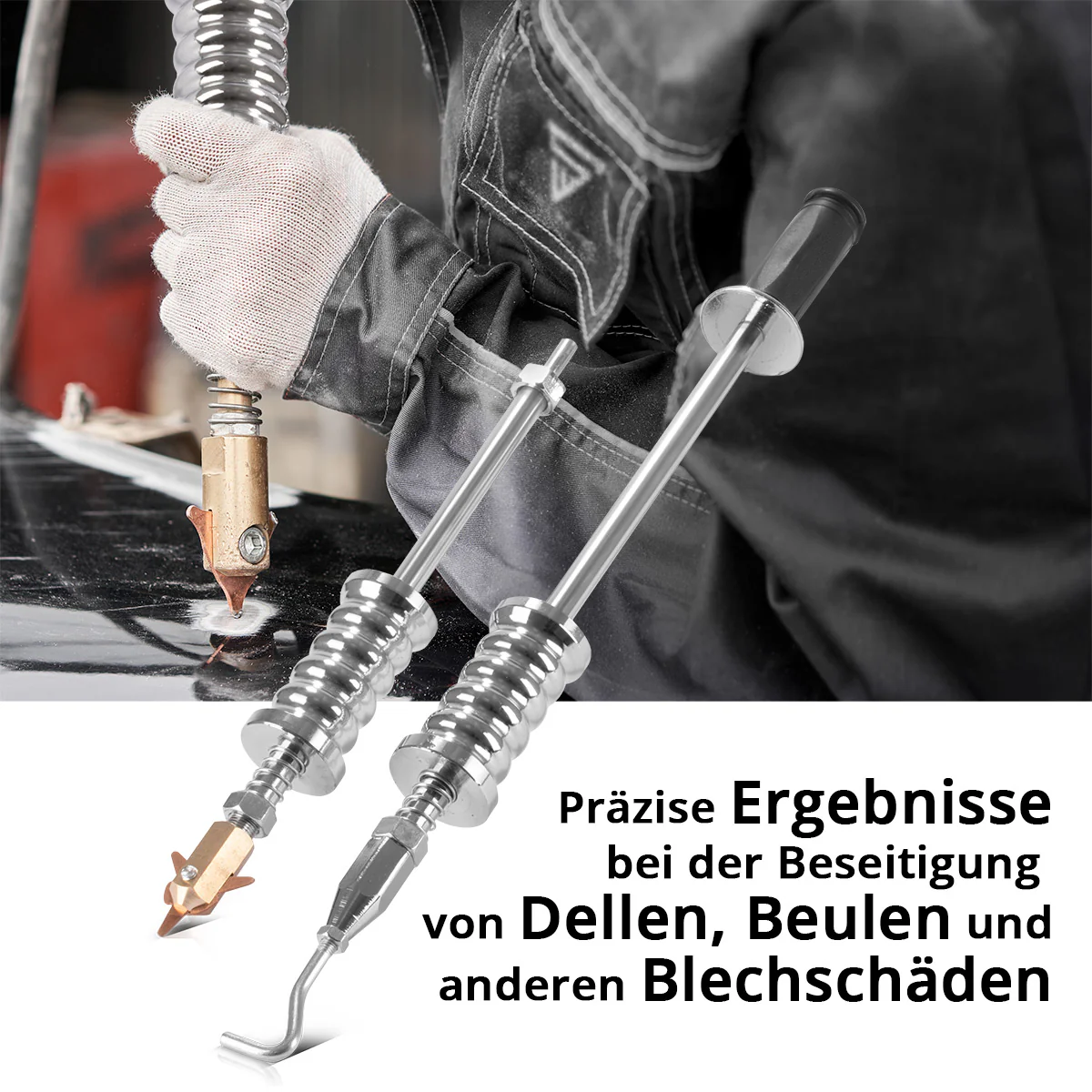STAHLWERK Ausbeulspotter CBR-90 ST mit 3.000 W und 230 V Smart Repair Ausbeul-Set / Dellenlifter / Punktschweißgerät / Ausbeulwerkzeug / Schweißpistole zur professionellen Reparatur von Kfz Karosserien - Image 3