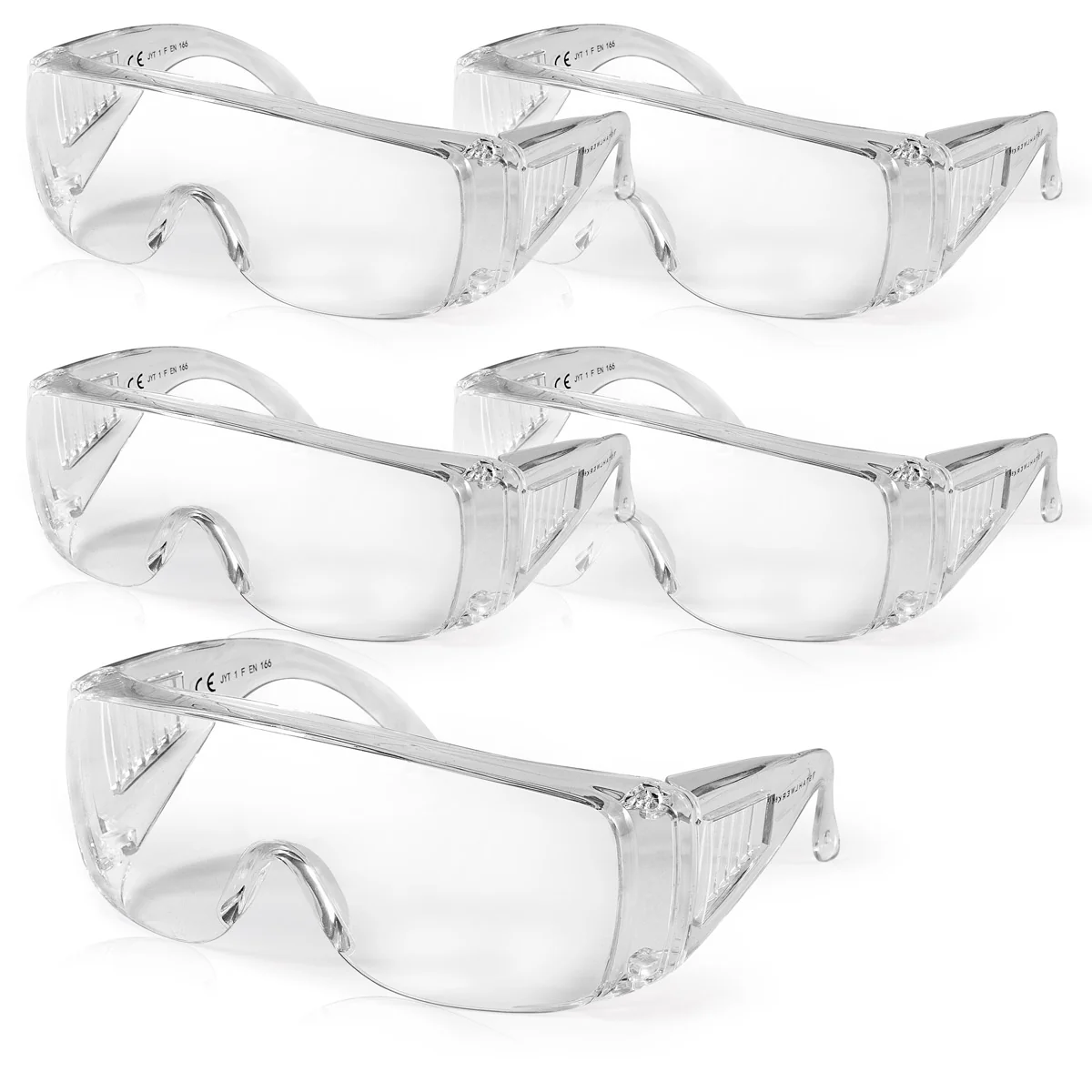 STAHLWERK Kratzfeste Schutzbrillen im 5er Set Überbrille / Perfekte Ergänzung zur Arbeitsschutzausrüstung - Image 3