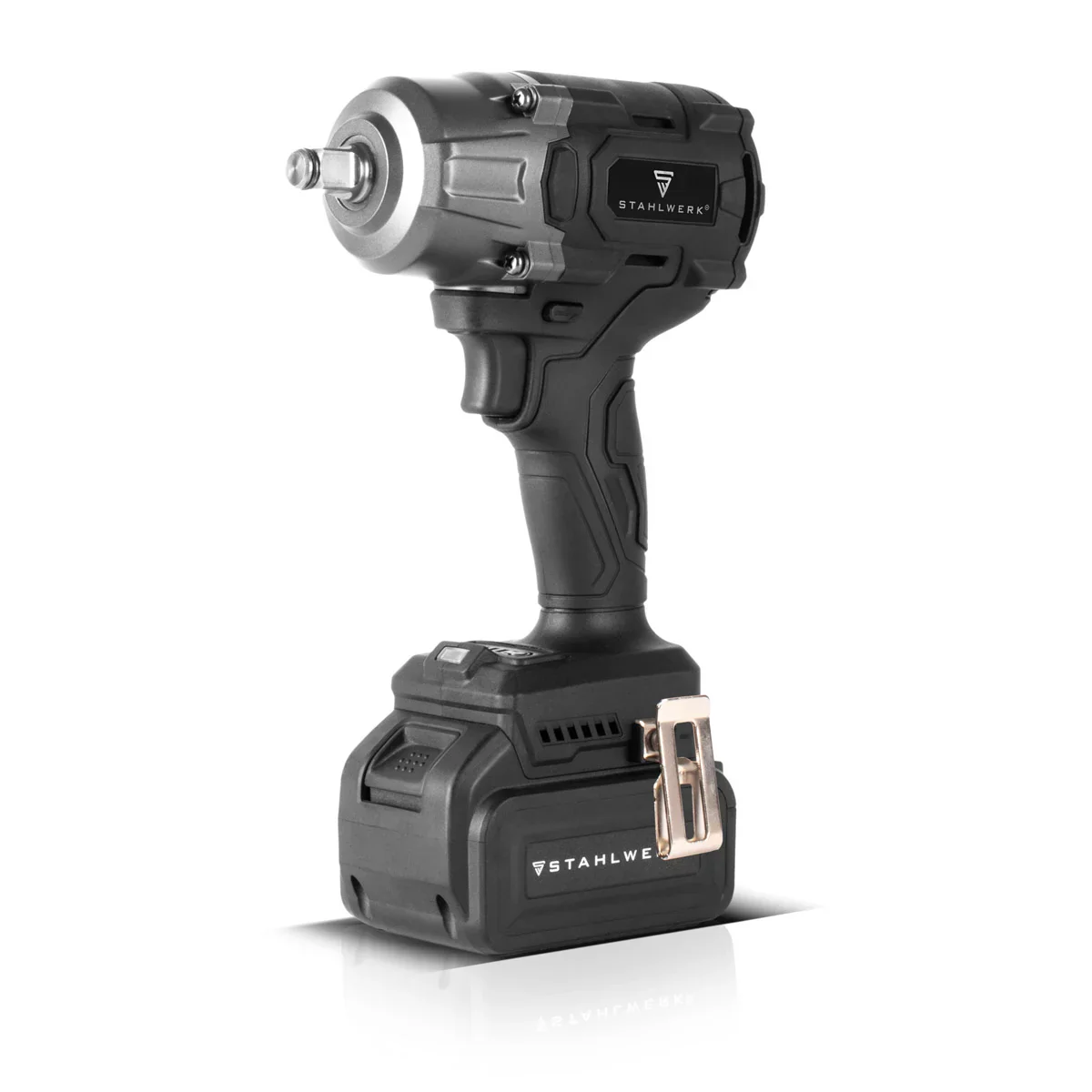 STAHLWERK Akku-Drehschlagschrauber ADS-880 ST | 20 Volt-System | Brushless-Technologie | Akku-Schlagschrauber mit 880 Nm | ½“ Zoll Aufnahme | Inklusive 4 Schonnüsse 17-22 mm | Akku und Ladegerät - Image 12