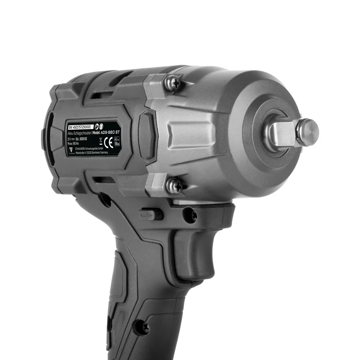 STAHLWERK Akku-Drehschlagschrauber ADS-880 ST | 20 Volt-System | Brushless-Technologie | Akku-Schlagschrauber mit 880 Nm | ½“ Zoll Aufnahme | Inklusive 4 Schonnüsse 17-22 mm | Akku und Ladegerät - Image 9
