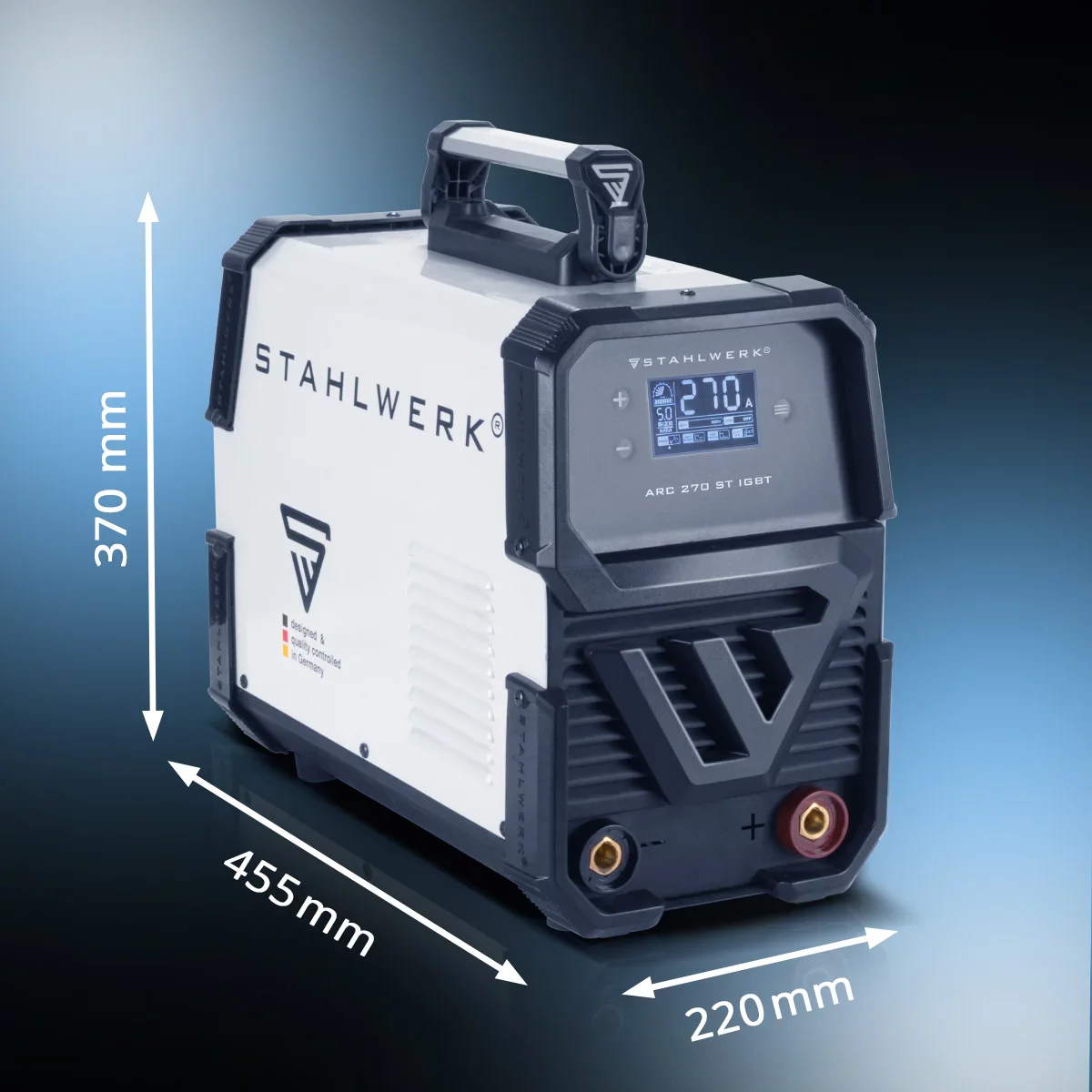 STAHLWERK ARC 270 ST Schweißgerät DC MMA | E-Hand Inverter Schweißmaschine mit 270 Ampere, Digital Display und IGBT Technologie - Image 9