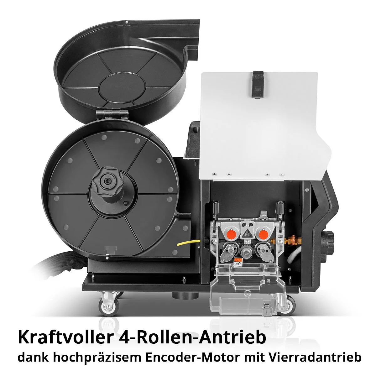 STAHLWERK Industrie-Schweißgerät MIG MAG 350 DP Vollsynergischer, wassergekühlter IGBT Inverter mit 350 A und Spot-Funktion, MIG MAG Schweißanlage mit Puls | Doppelpuls | High-Speed Puls - Image 11