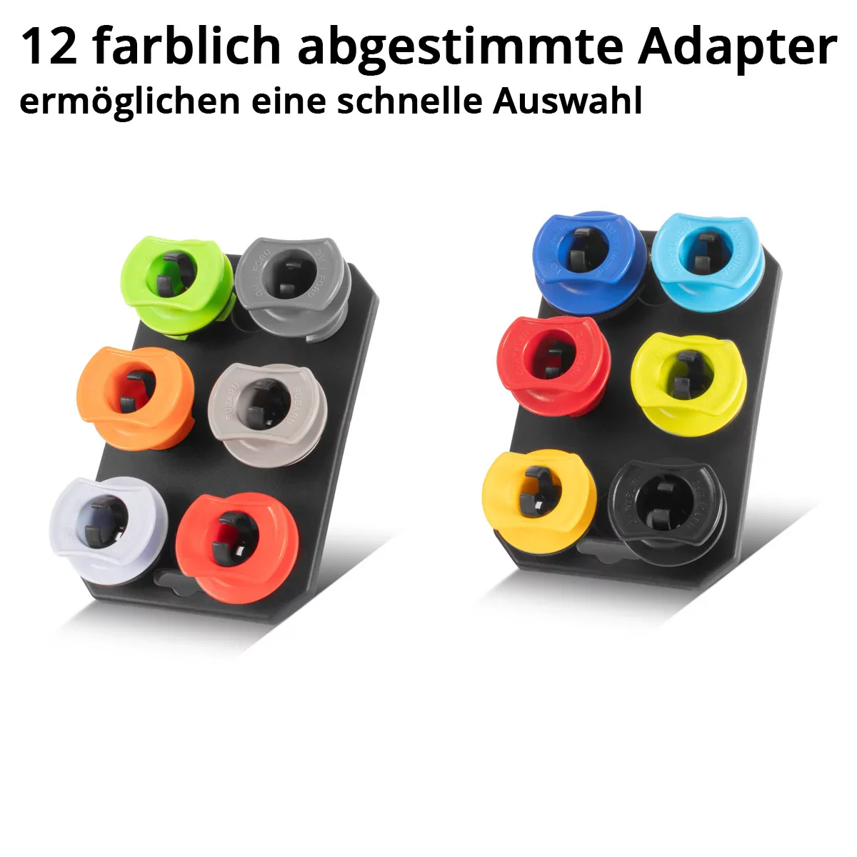 STAHLWERK Universelles Motoröl-Einfülltrichter-Set | 18-teiliges Kfz-Öltrichter-Set mit 12 Kfz-Adaptern | Trichtervolumen 1500 ml | Auslaufsicher und praktisch für Ölwechsel - Image 4
